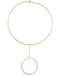 Золотое ожерелье-чокер от Kenneth Jay Lane