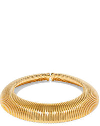 Золотое ожерелье-чокер от Saint Laurent