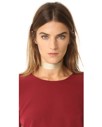 Золотое ожерелье-чокер от Chan Luu