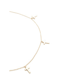 Золотое ожерелье-чокер от Jennifer Zeuner Jewelry