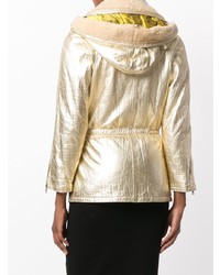 Женское золотое пальто от Versace Vintage