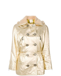 Женское золотое пальто от Versace Vintage