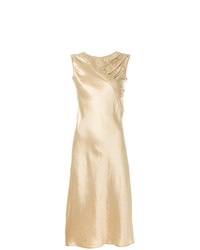 Золотое платье-майка от Maison Margiela