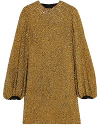 Золотое платье с пайетками от Jenny Packham