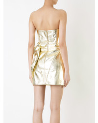 Золотое платье-футляр от Rubin Singer