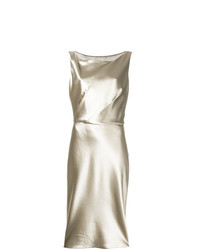 Золотое платье-футляр от Nili Lotan