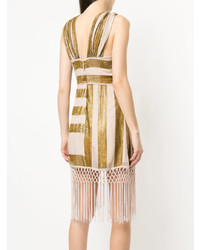 Золотое платье-футляр от Alice McCall