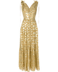 Золотое шелковое платье от Temperley London