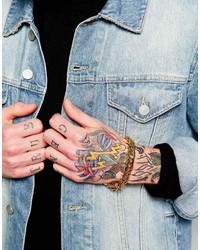 Мужской золотой браслет от Reclaimed Vintage