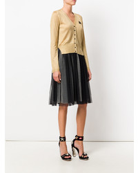 Женский золотой кардиган от Rochas