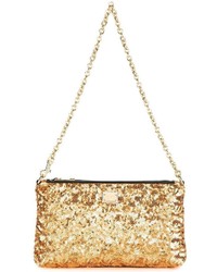 Золотой клатч с пайетками от Dolce & Gabbana