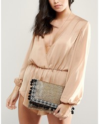 Золотой клатч от Asos