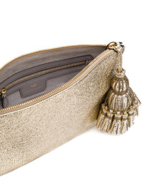 Золотой клатч от Anya Hindmarch