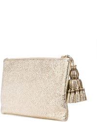 Золотой клатч от Anya Hindmarch