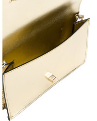 Золотой клатч от Casadei