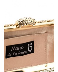 Золотой клатч от Nano de la Rosa