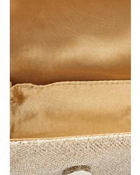 Золотой клатч от Piazza Italia