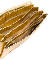 Золотой клатч от Casadei