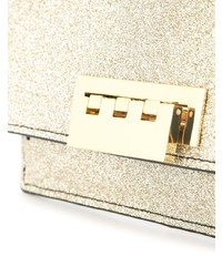 Золотой кожаный клатч от Zac Zac Posen