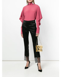 Золотой кожаный клатч от Lanvin