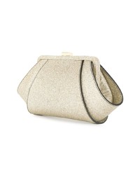 Золотой кожаный клатч от Zac Zac Posen