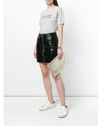 Золотой кожаный клатч от Marc Ellis