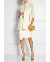 Золотой кожаный клатч от Nancy Gonzalez