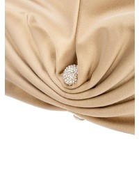 Золотой кожаный клатч от Jimmy Choo