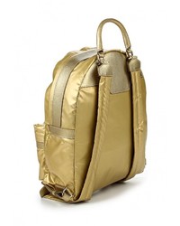 Женский золотой кожаный рюкзак от Patrizia Pepe