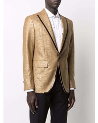 Мужской золотой пиджак от DSQUARED2