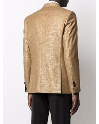 Мужской золотой пиджак от DSQUARED2