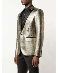 Мужской золотой пиджак от DSQUARED2