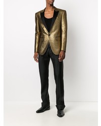 Мужской золотой пиджак от DSQUARED2