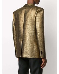Мужской золотой пиджак от DSQUARED2