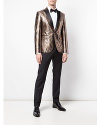 Мужской золотой пиджак от DSQUARED2
