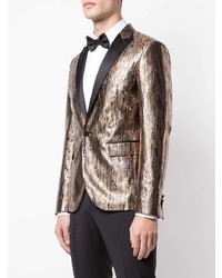 Мужской золотой пиджак от DSQUARED2