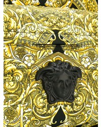 Мужской золотой рюкзак от Versace