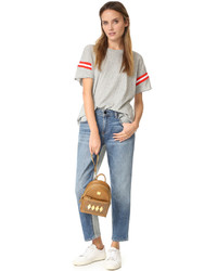 Женский золотой рюкзак от MCM