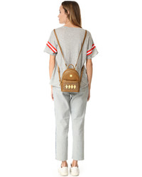 Женский золотой рюкзак от MCM