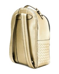 Женский золотой рюкзак от Bottega Veneta
