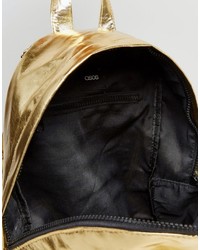 Женский золотой рюкзак от Asos