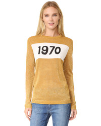 Женский золотой свитер от Bella Freud