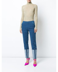 Женский золотой свитер от Vionnet