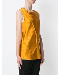 Золотой топ без рукавов от Uma Raquel Davidowicz