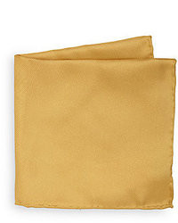 Золотой шелковый нагрудный платок