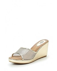Женские золотые босоножки от Guapissima