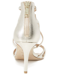 Женские золотые босоножки от Diane von Furstenberg