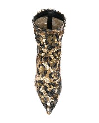 Золотые ботильоны с пайетками от Dolce & Gabbana