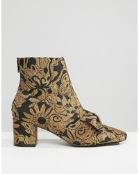 Золотые ботильоны от Asos