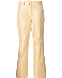 Женские золотые брюки от Fendi